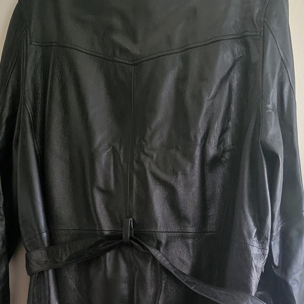 leather coat